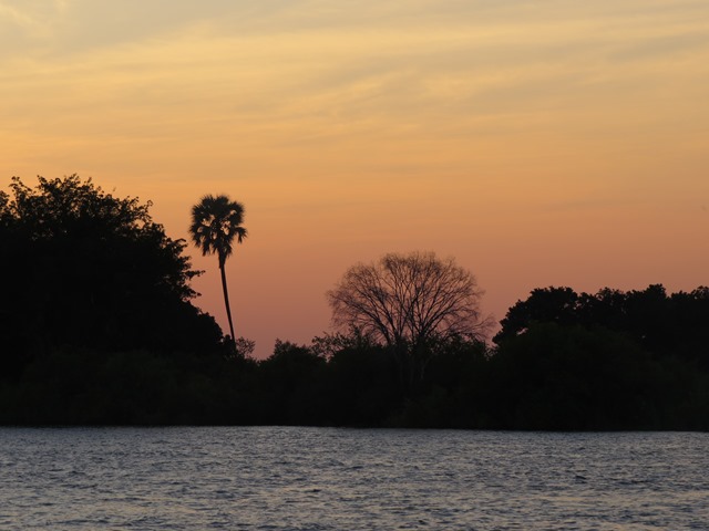 Sunset on the Zambezi, Victoria Falls, Zimbabwe, May 2016