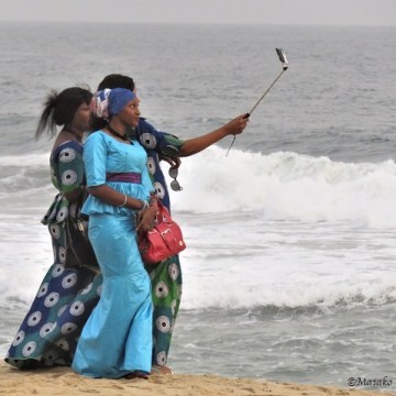Selfie, Golden Beach, Monrovia, Liberia, April 2017