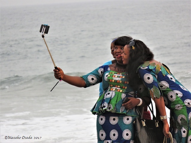 Selfie, Golden Beach, Monrovia, Liberia, April 2017