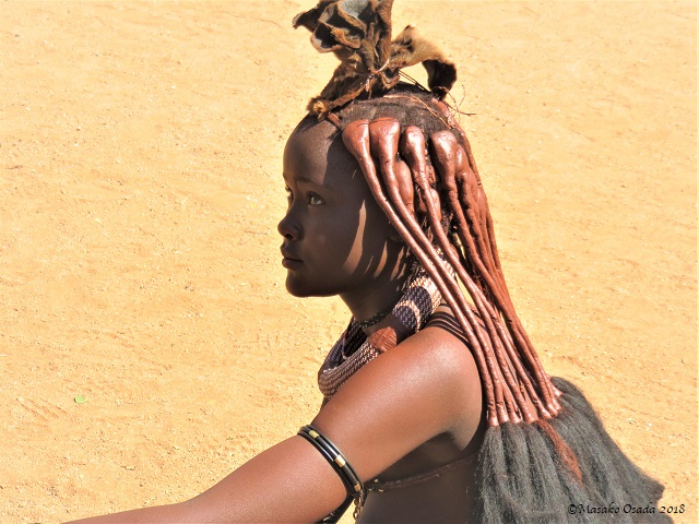 Himba girl, Onjowewe Village, Namibia, May 2018