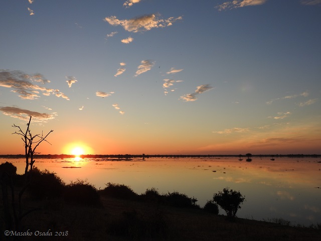 Sunset, Chobe, Botswana, May 2018
