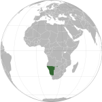 Namibia location