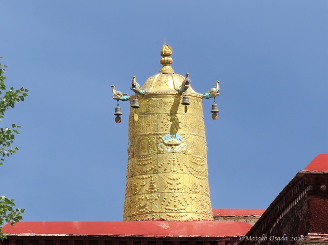 Tower, Jokhang Temple, Lhasa, Tibet, September 2018