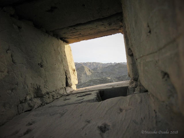 Overhanging Great Wall, Jiayuguan, Gansu, September 2018