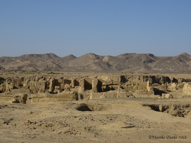 Jiaohe Citadel, Yarnaz Valley, Turpan, Xinjiang, September 2018