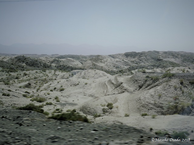 Driving to Aksu, Xinjiang, September 2018
