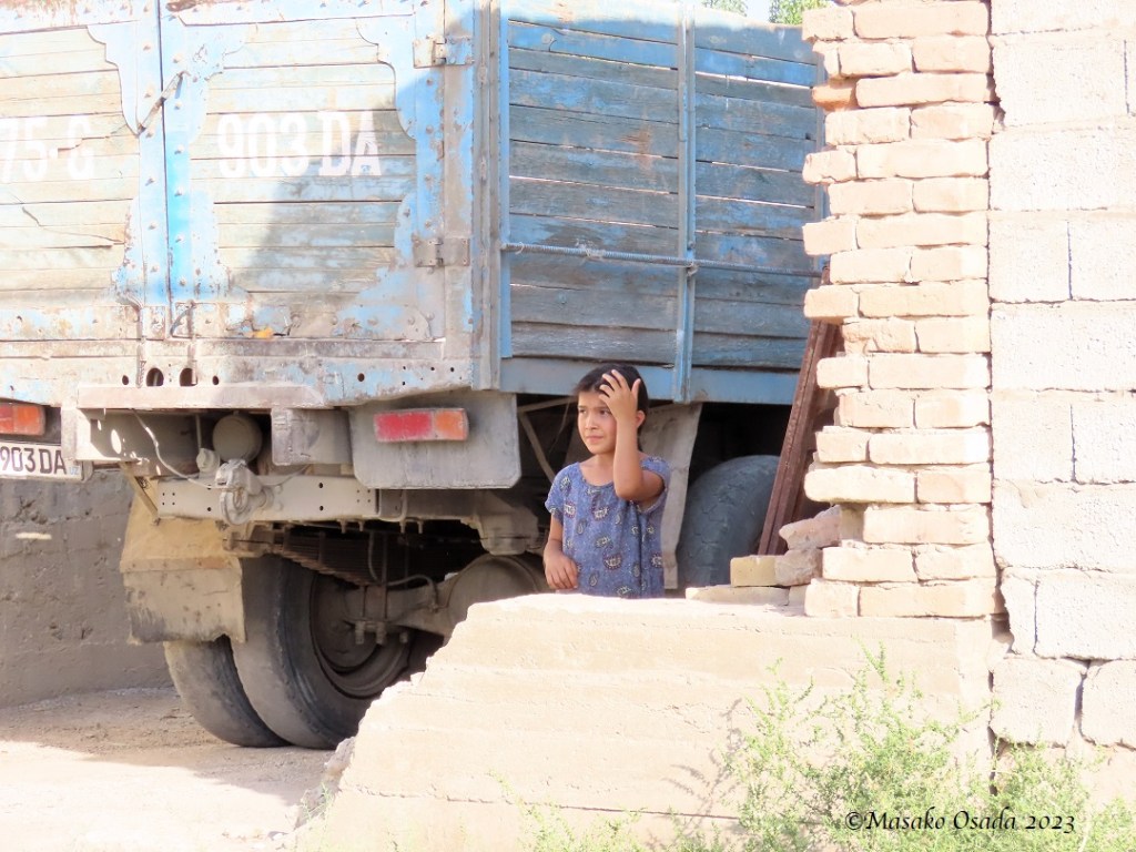 Near Zurmal Buddhist Stupa, Uzbekistan