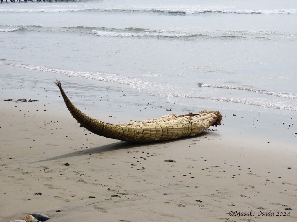 caballito de totora. Huanchaco