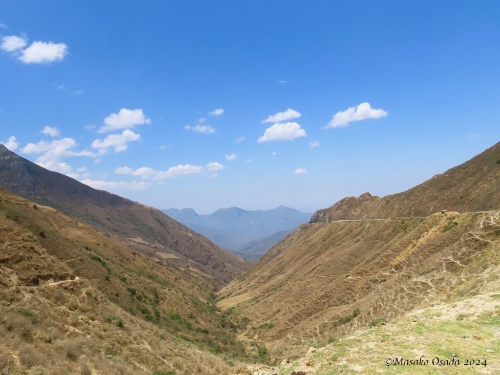 Meat on the washing line. Somewhere between Chiclayo and Chachapoyas