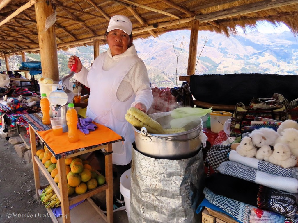Enormous maize kernels. Pisac