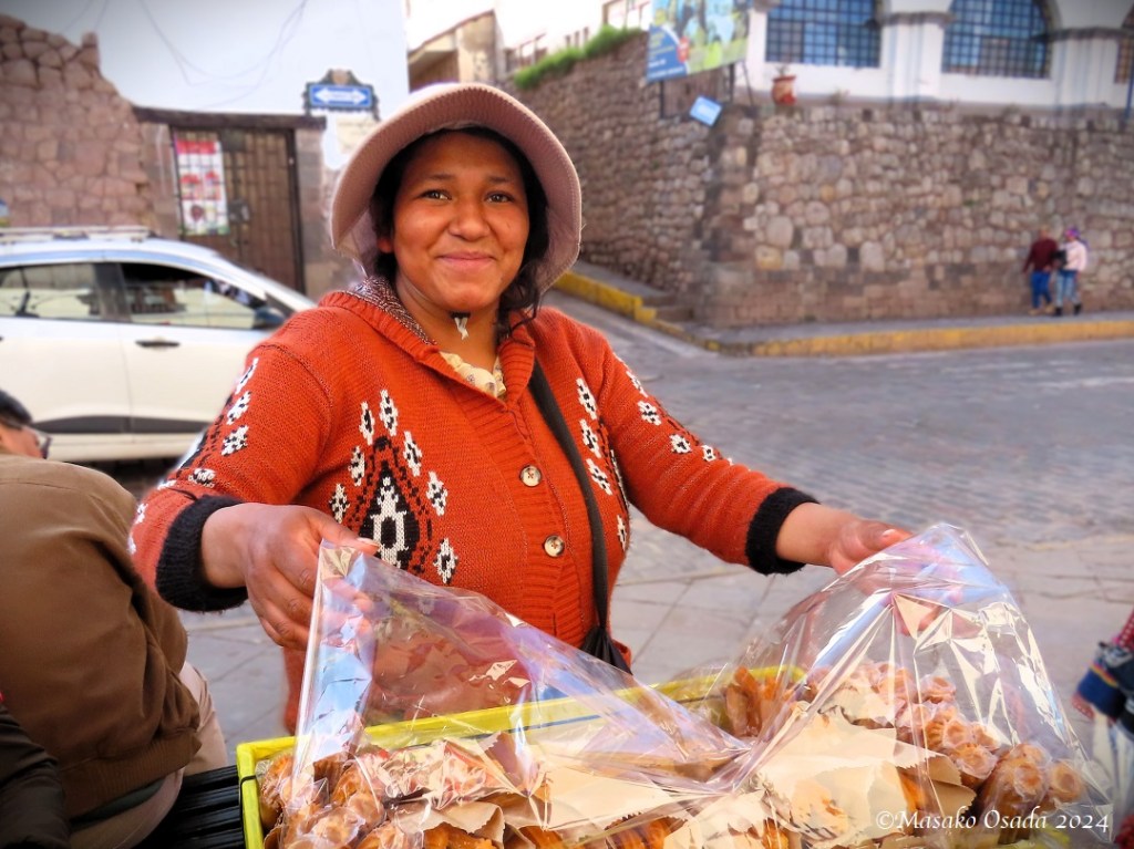Churro seller. Cusco
